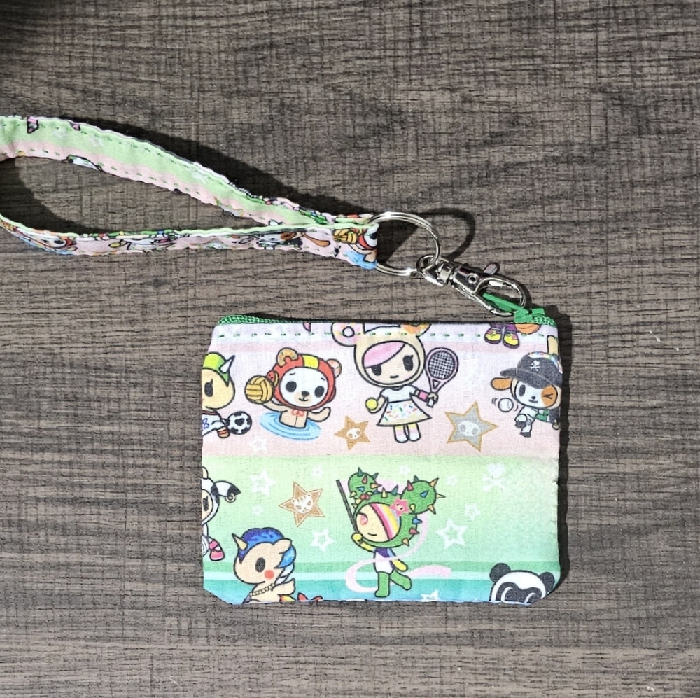 Handmade Mini Wristlet Coin Purse